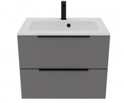 Тумба з раковиною 60 см UNIT BE COLOR BE COLOR GREY ONYX 600