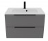 Тумба з раковиною 70 см UNIT BE COLOR BE COLOR GREY ONYX 700 BE COLOR GREY ONYX 700