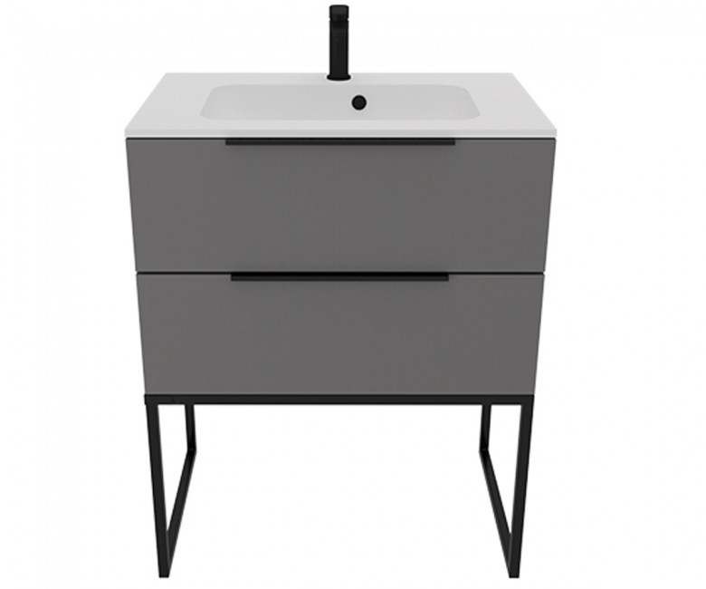 Тумба з умивальником 70 см  GREY ONYX N 700 UNIT BE COLOR BE COLOR GREY ONYX 700 N BE COLOR GREY ONYX 700 N