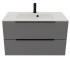 Тумба з раковиною 80 см UNIT BE COLOR BE COLOR GREY ONYX 800 BE COLOR GREY ONYX 800