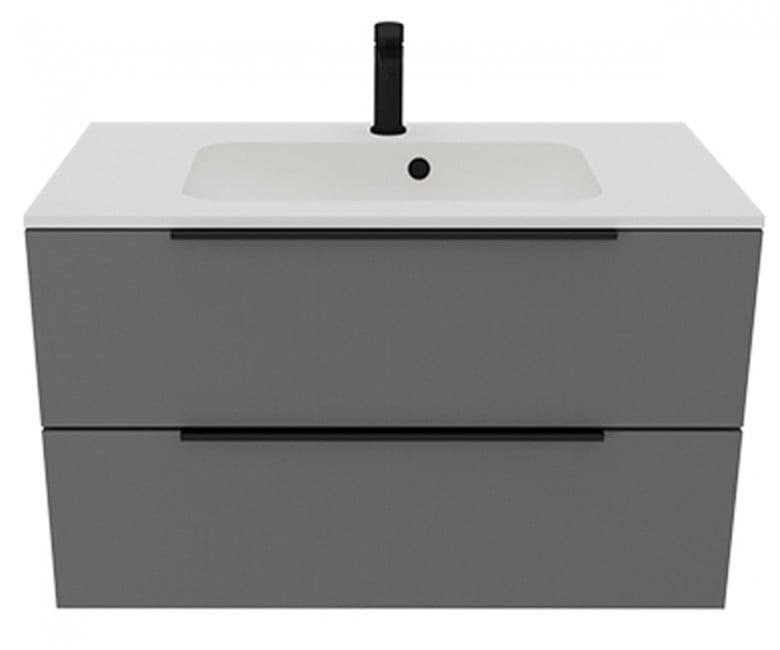 Тумба з раковиною 80 см UNIT BE COLOR BE COLOR GREY ONYX 800 BE COLOR GREY ONYX 800