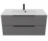 Тумба з раковиною 100 см UNIT BE COLOR BE COLOR GREY ONYX 900 BE COLOR GREY ONYX 900