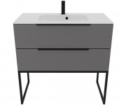 Тумба з умивальником 90 см  GREY ONYX N 900 UNIT BE COLOR BE COLOR GREY ONYX 900 N