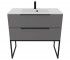 Тумба з умивальником 90 см  GREY ONYX N 900 UNIT BE COLOR BE COLOR GREY ONYX 900 N BE COLOR GREY ONYX 900 N