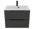 Тумба з раковиною 60 см UNIT BE COLOR BE COLOR GREY STONE 600 BE COLOR GREY STONE 600