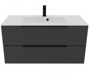 Тумба з раковиною 90 см UNIT BE COLOR BE COLOR GREY STONE 900
