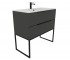 Тумба с умывальником 90 см  BE COLOR BE COLOR GREY STONE 900 N:Фото 2