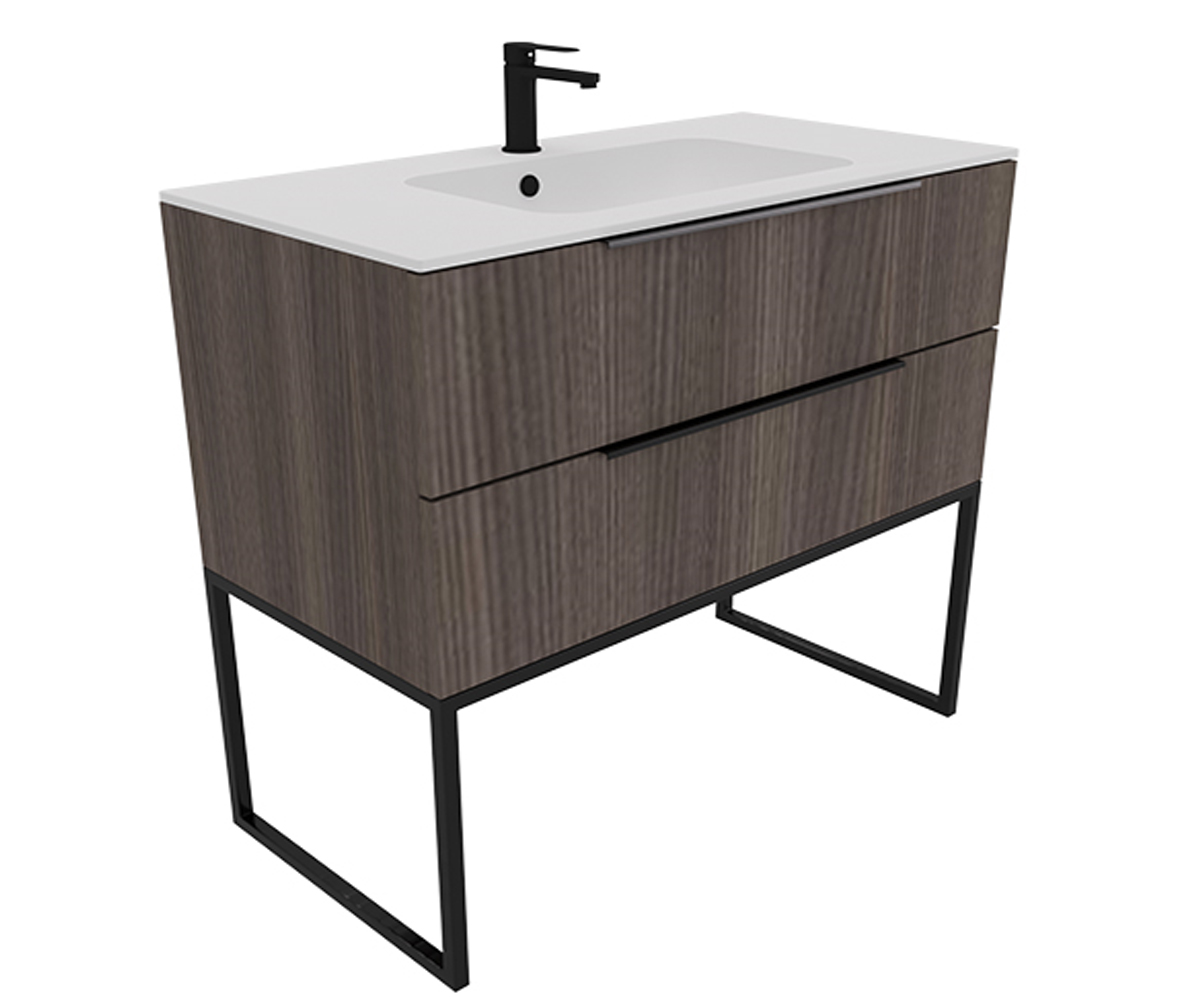 Тумба с умывальником 100 см  BE COLOR BE COLOR OAK TUFFEL 1000 N:Фото 2
