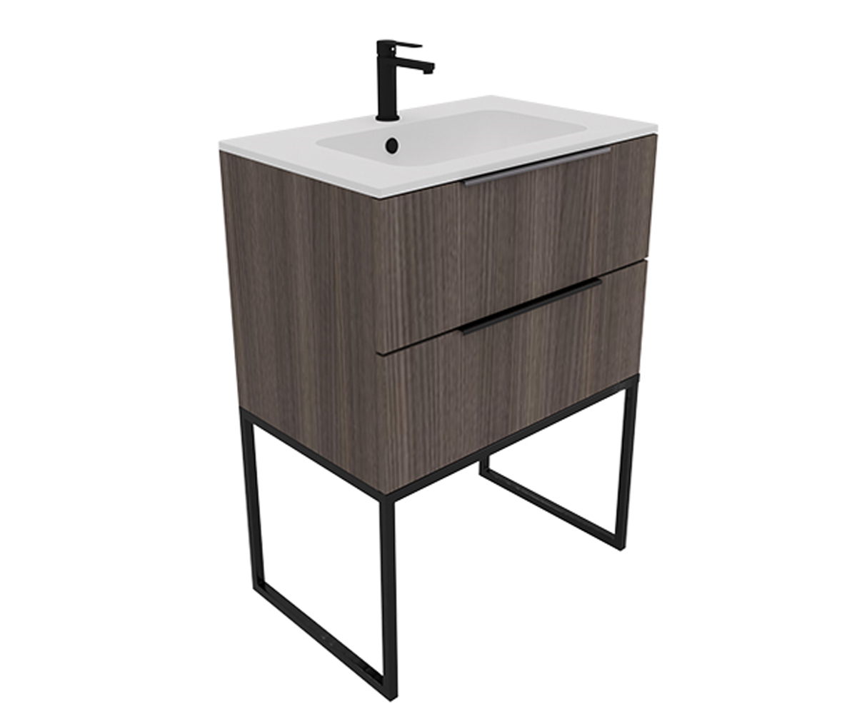 Тумба с умывальником 60 см  BE COLOR BE COLOR OAK TUFFEL 600 N:Фото 2