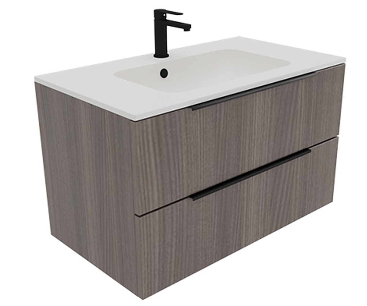 Тумба с раковиной 80 см  BE COLOR BE COLOR OAK TUFFEL 800:Фото 2