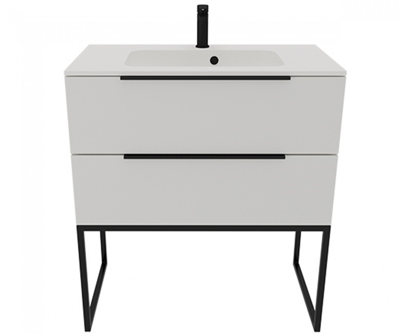 Тумба с умывальником 80 см UNIT BE COLOR BE COLOR SILVER MOON 800 N BE COLOR SILVER MOON 800 N