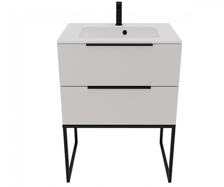 Тумба з умивальником 60 см  WHITE COCO N 600 UNIT BE COLOR BE COLOR WHITE COCO 600 N BE COLOR WHITE COCO 600 N