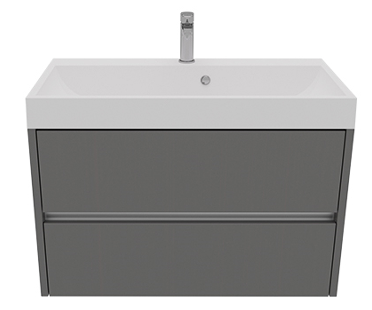 Умивальник з тумбою 80 см UNIT EASY CHOICE EASY CHOICE GREY ONYX 800 EASY CHOICE GREY ONYX 800