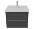 Тумба з умивальником 60 см UNIT EASY CHOICE EASY CHOICE GREY STONE 600 EASY CHOICE GREY STONE 600