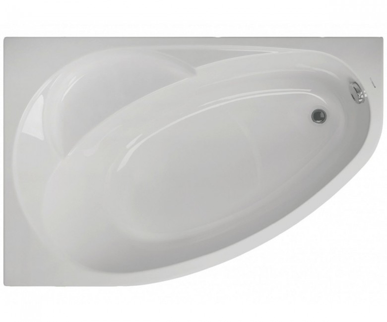 Ванна ліва 150х100 см VAGNERPLAST FLORA VPBA151FLA3LX-01 VPBA151FLA3LX-01