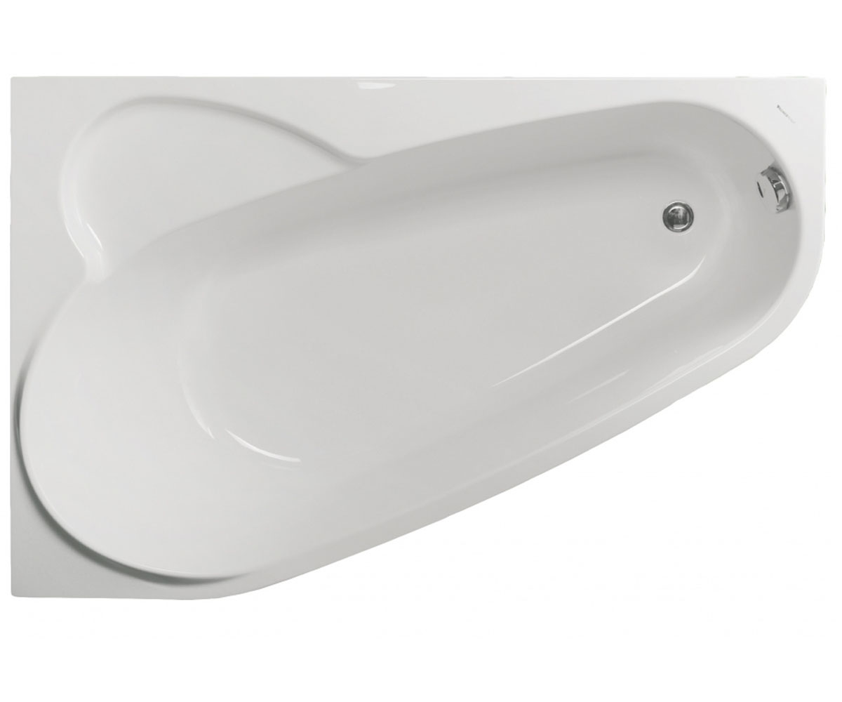 Ліва ванна 160х105 см VAGNERPLAST SELENA VPBA163SEL3LX-04 VPBA163SEL3LX-04