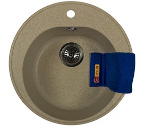 Гранітна плита, мийка VALETTI  FAM 490 C BEI