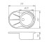 Кухонная мойка  FAM 7750 L OLD:Чертеж 