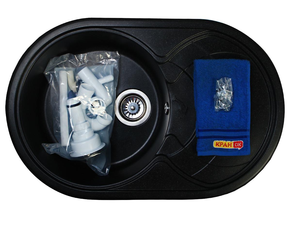 Кухонная мойка  FAM 7850 R BLA:Фото 3