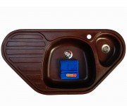 Кутова гранітна мийка VALETTI  FAM 9650-ST CHO