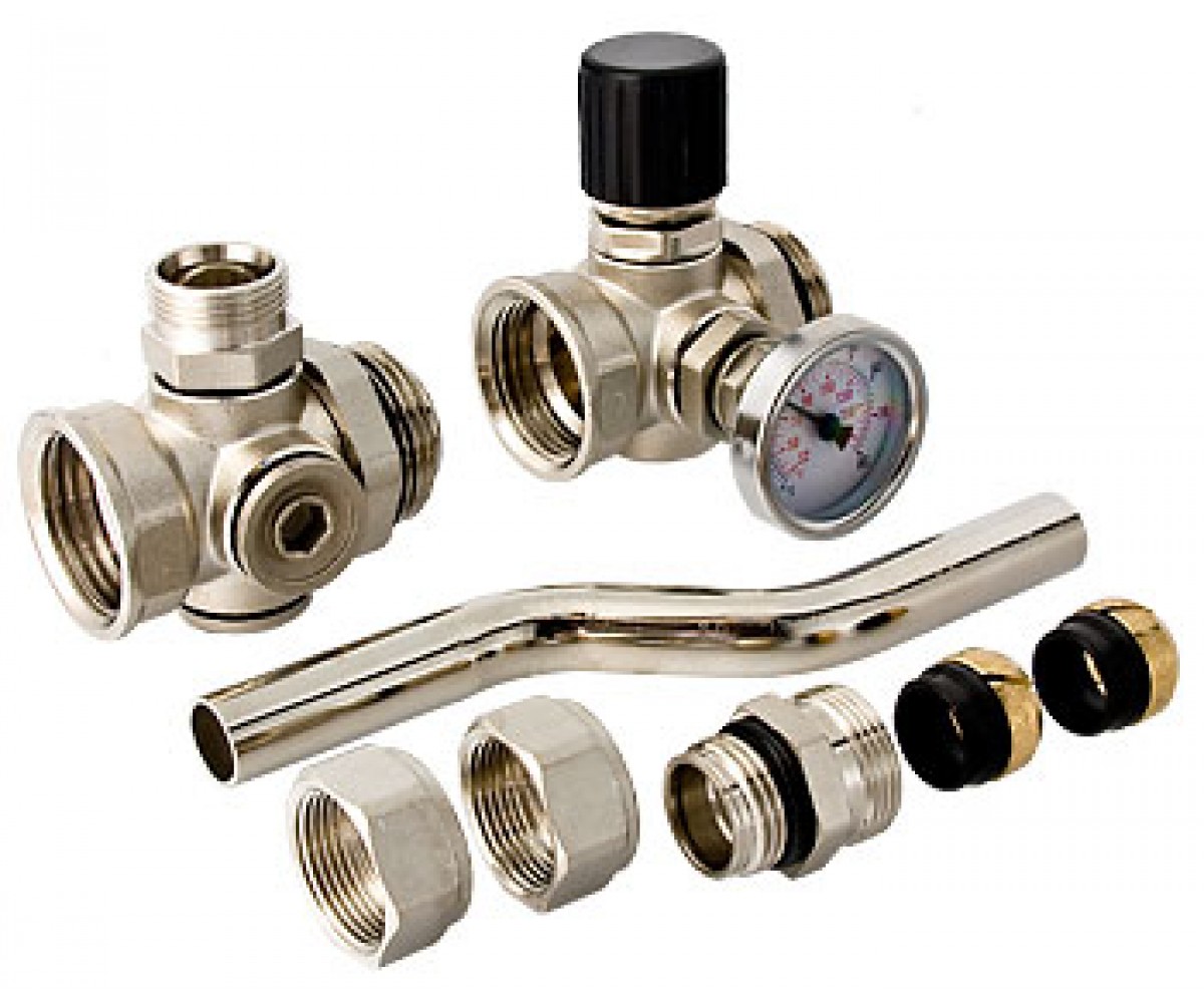Байпас прохідний з перепускним клапаном VALTEC  VT.0667.0.0 VT.0667.0.0
