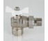 Кран шаровой valtec base угловой с полусгоном и белой ручкой  VT.228.NW.04 VT.228.NW.04:Фото 3