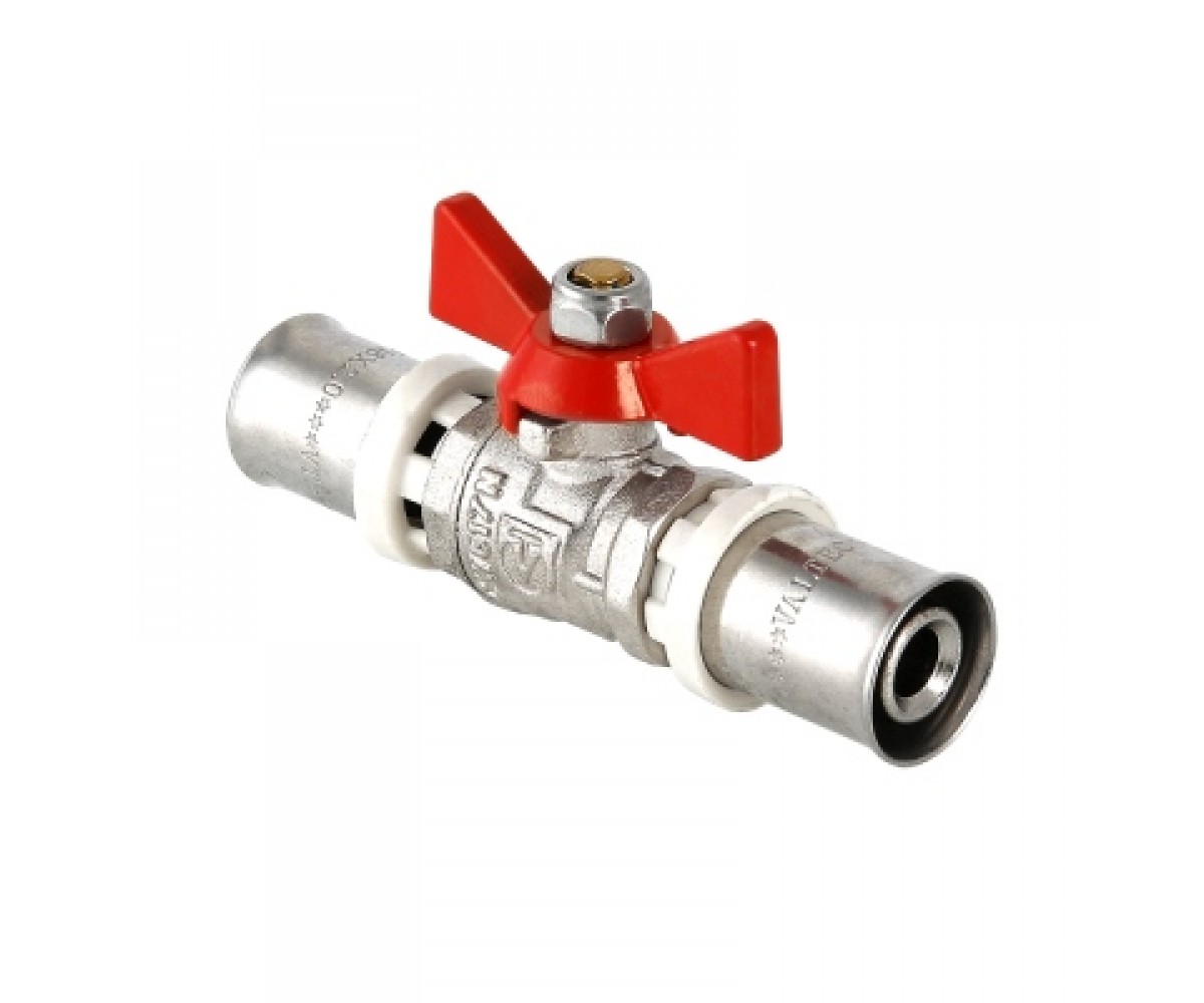 Кран кульовий з прес-зєднанням VALTEC VT.243.N.1616 VT.243.N.1616 VT.243.N.1616