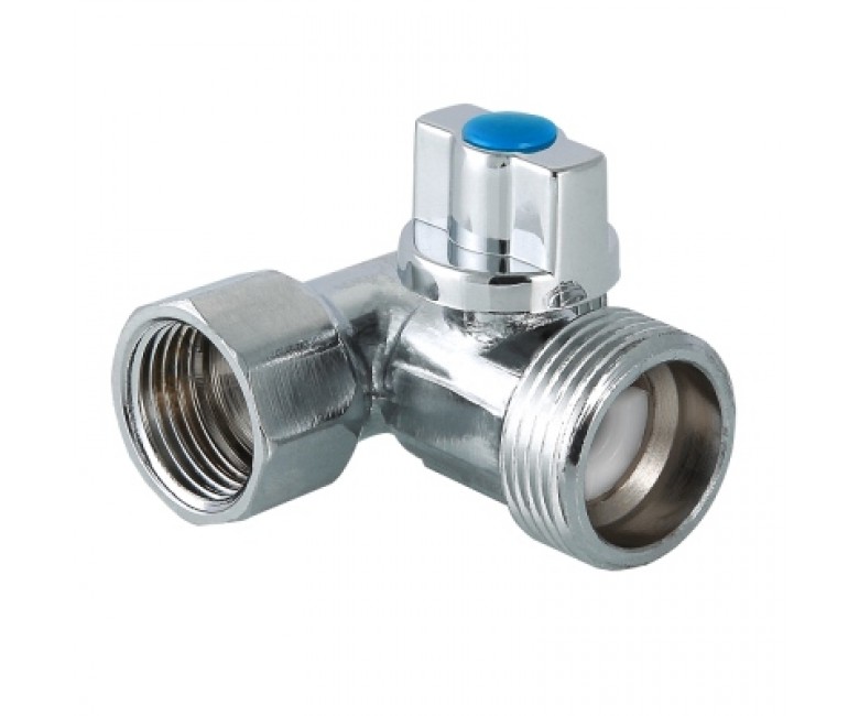 Тройник бытовой с шаровым краном VALTEC VT.256.N.04 VT.256.N.04 VT.256.N.04