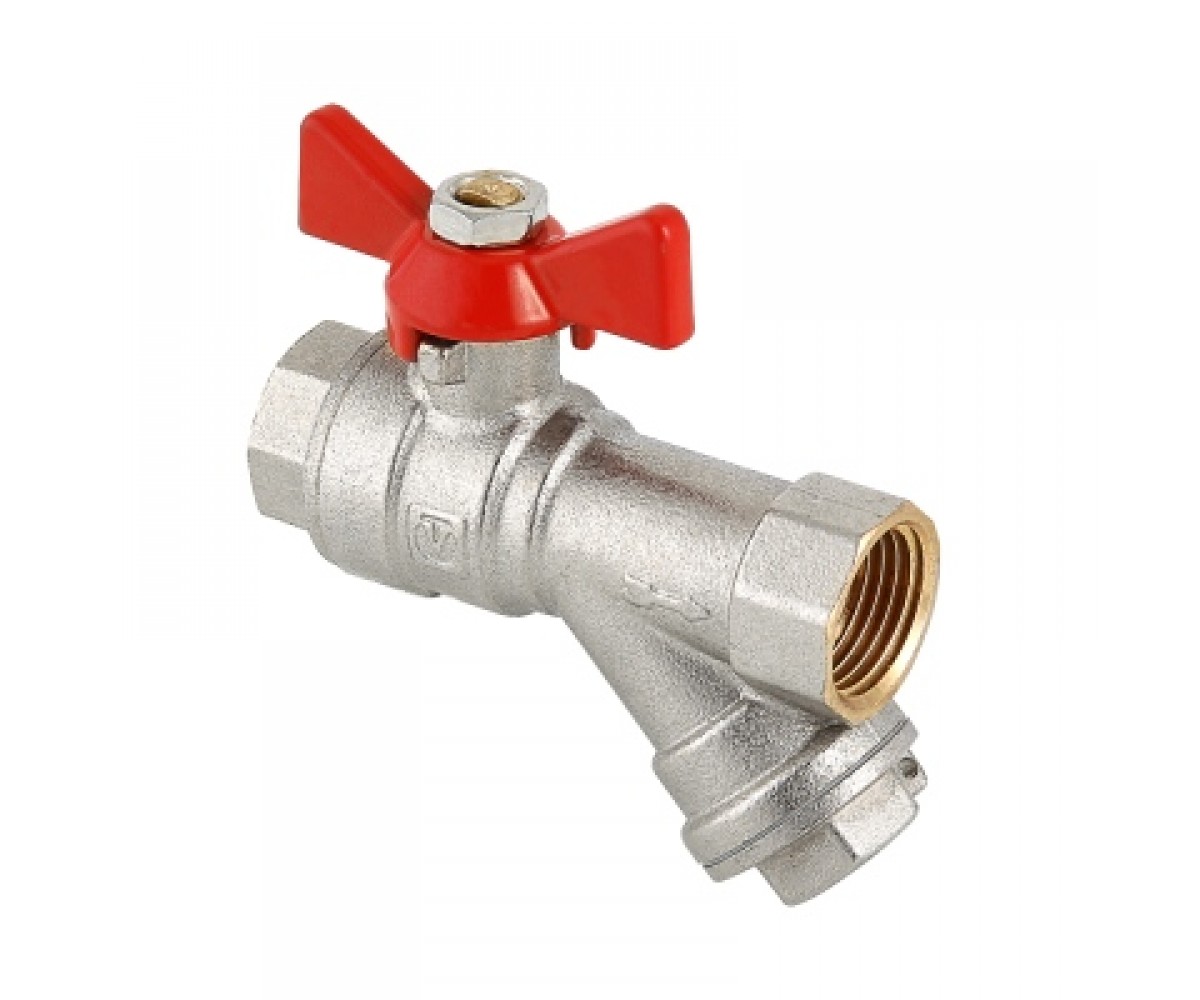 Кран кульовий valtec combi з вбудованим фільтром VALTEC  VT.293.N.04 VT.293.N.04