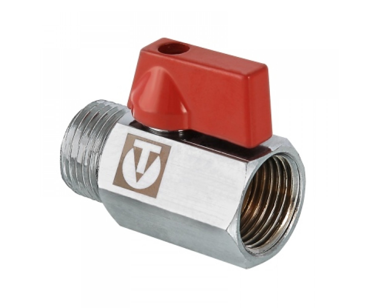 Кран кульовий mini з внутрішньої/зовнішньої різьбою VALTEC VT.331.N.04 VT.331.N.04 VT.331.N.04