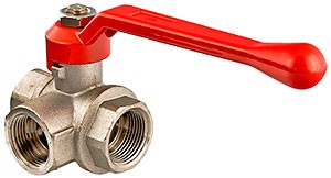 Триходовий Кран кульовий, тип t VALTEC VT.361.N.05 VT.361.N.05