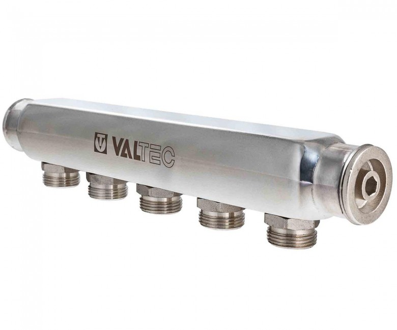 Коллектор из нержавеющей стали VALTEC  VTC.505.SS.060504 VTC.505.SS.060504