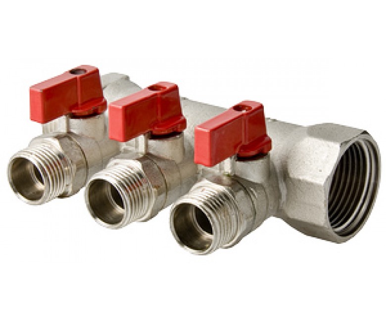Колектор з кульовими кранами VALTEC  VTC.580.N.0603 VTC.580.N.0603