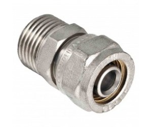 Зєднувач обжимний з переходом на нар. р. 16х1/2 (diy) VALTEC VTM.301.GY.001604 VTM.301.GY.001604