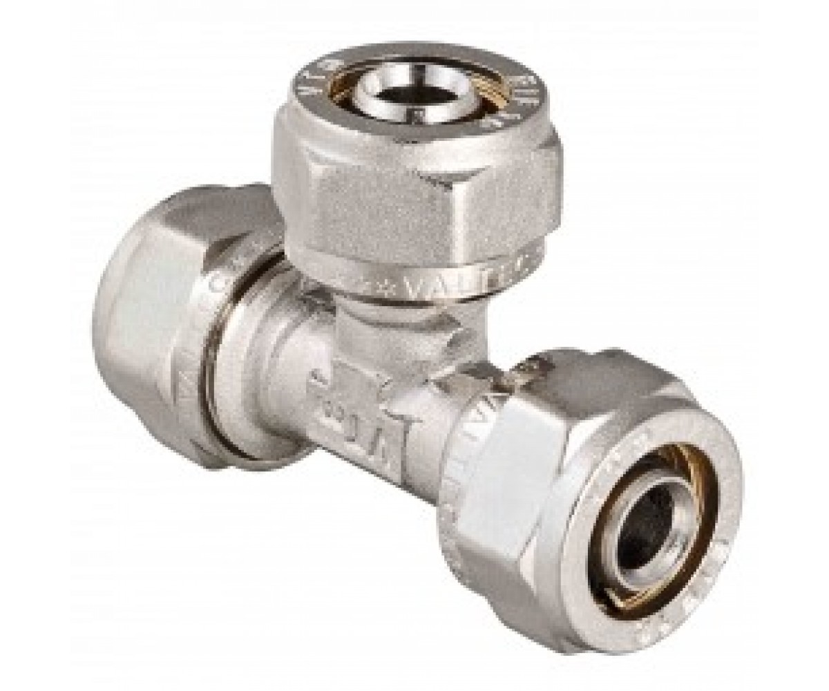 Тройник обжимной 16 (diy) VALTEC VTM.331.GY.161616 VTM.331.GY.161616 VTM.331.GY.161616