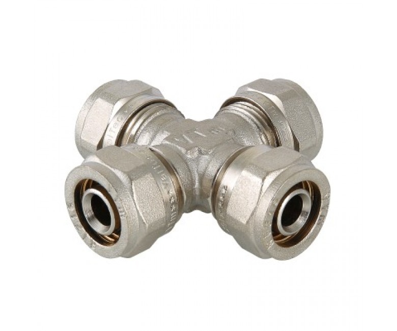 Соединение латунное 26 х 20 х 26 х 20 мм VALTEC VTM.341.N.262026 VTM.341.N.262026 VTM.341.N.262026