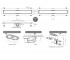 Душевой канал 80 см  EUROLINE TRENDY VLD-524530:Чертеж 