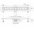 Душевой канал 80 см  ICONLINE BASE VLD-530330:Чертеж 