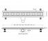 Канал душевой 50 см  STARLINE TRENDY VLD-563315:Чертеж 