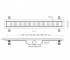 Душевой канал 80 см  HARKLINE BASE VLD-590330:Чертеж 