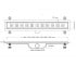 Душевой канал 60 см  DUCOLINE ARTY VLD-598320:Чертеж 