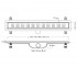 Душевой канал 60 см  AQUALINE BASE VLD-600320:Чертеж 