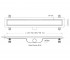 Душевой канал 80 см  AQUALINE TRENDY VLD-601330:Чертеж 