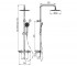 Душевая система  DIYA BLACK 2447120:Чертеж 