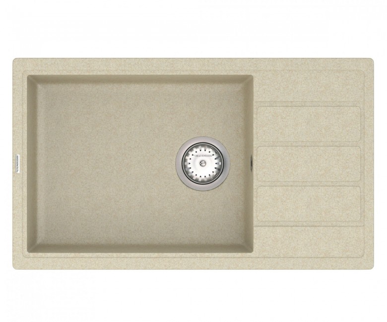 ВАНКОР EASY EASY EMP 02.76 XL БЕЖЕВА раковина з сифоном VANKOR EASY EASY EMP 02.76 XL BEIGE EASY EMP 02.76 XL BEIGE
