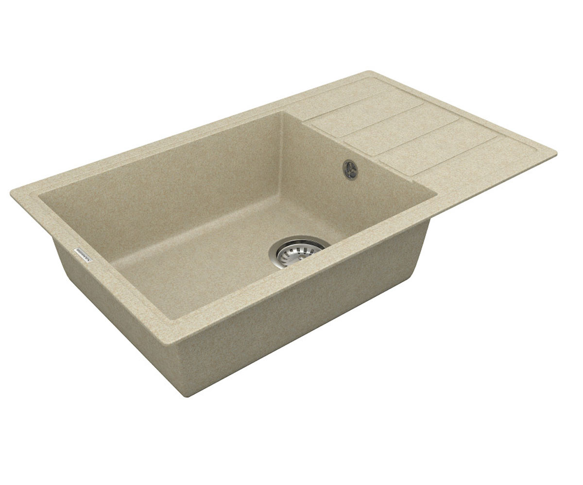 Мойка с сифоном  EASY EASY EMP 02.76 XL BEIGE:Фото 3