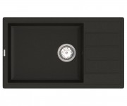 ВАНКОР EASY EASY EMP 02.76 XL ЧОРНА мийка з сифоном VANKOR EASY EASY EMP 02.76 XL BLACK