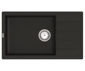 ВАНКОР EASY EASY EMP 02.76 XL ЧОРНА мийка з сифоном VANKOR EASY EASY EMP 02.76 XL BLACK