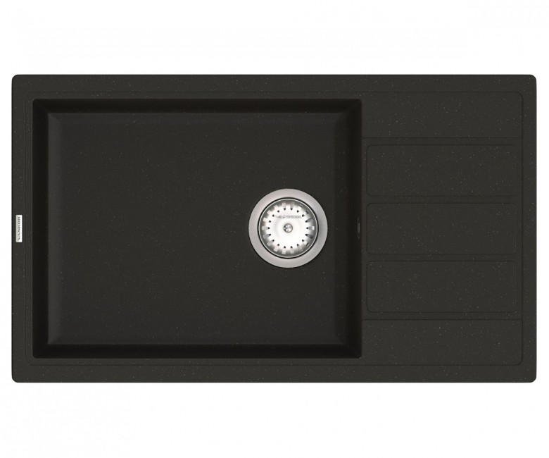 ВАНКОР EASY EASY EMP 02.76 XL ЧОРНА мийка з сифоном VANKOR EASY EASY EMP 02.76 XL BLACK EASY EMP 02.76 XL BLACK