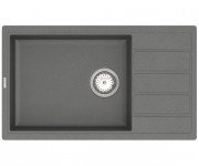 ВАНКОР EASY EASY EMP 02.76 XL СІРА раковина з сифоном VANKOR EASY EASY EMP 02.76 XL GRAY